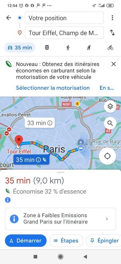 Studio Calme Et Eclaire Proche De Nation C Lägenhet Paris Exteriör bild